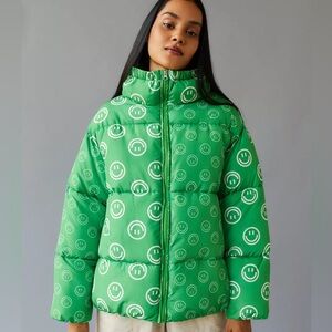 Native Youth Smile Print Jacket